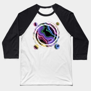 Dynamic Circles Baseball T-Shirt